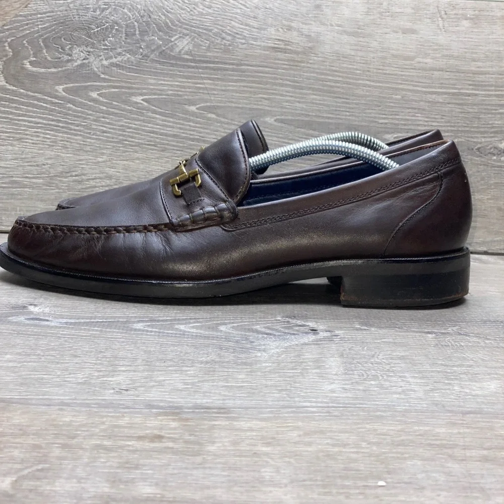 Cole Haan Loafers Pinch Maine Classic Mens 11.5 Brown Leather‎ Bit Loafer C27985